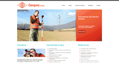 Desktop Screenshot of geopoz.sk