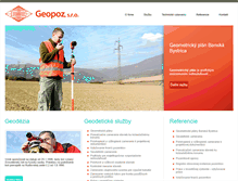 Tablet Screenshot of geopoz.sk